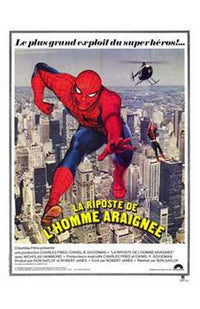 Spiderman Strikes Back Movie Poster in 11x17 size.