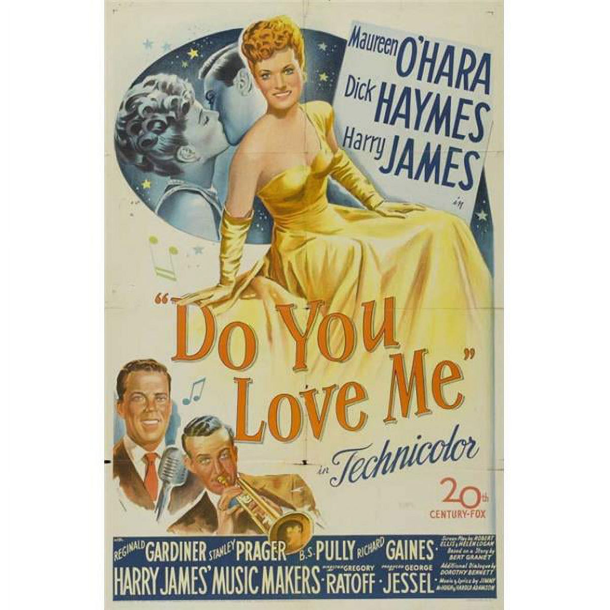 'Do You Love Me' Movie Poster Print, 27x40 inches - Ideal for film enthusiasts.