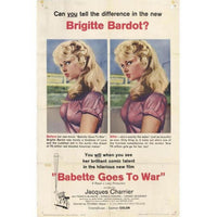 Babette Goes To War movie poster print 27x40