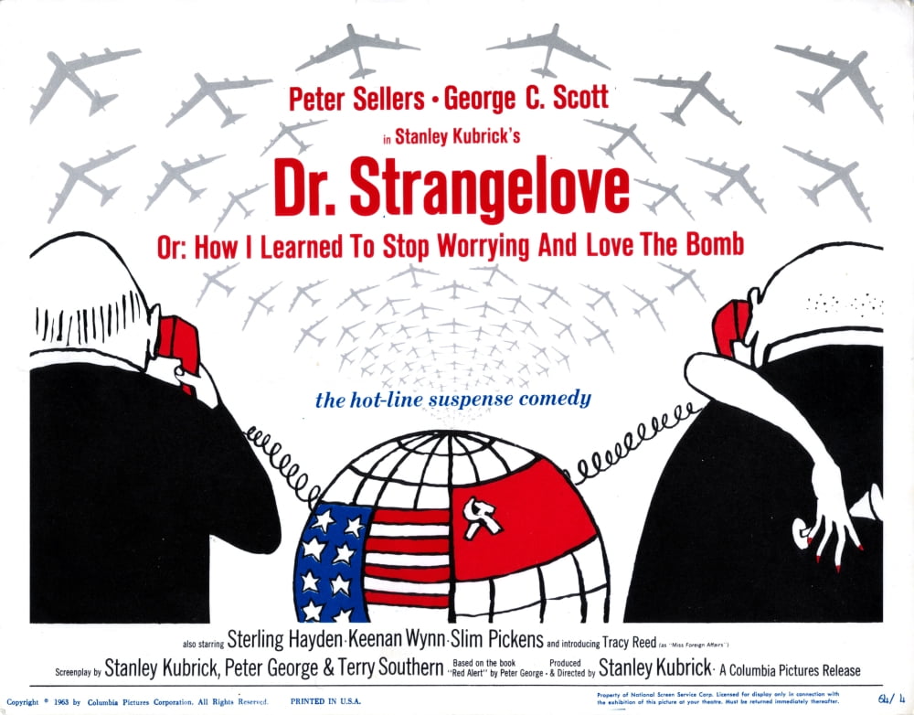 Dr. Strangelove movie masterprint poster from 1964