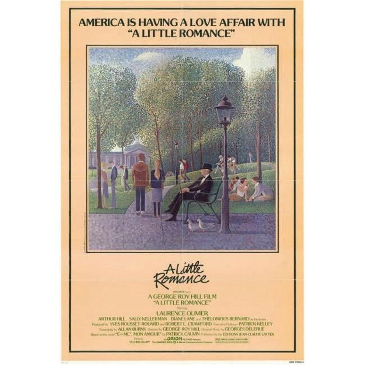 A Little Romance Movie Poster Print in vibrant colors, 27x40 inches.