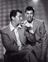 Martin and Lewis photo print featuring the iconic duo wearing blazers.