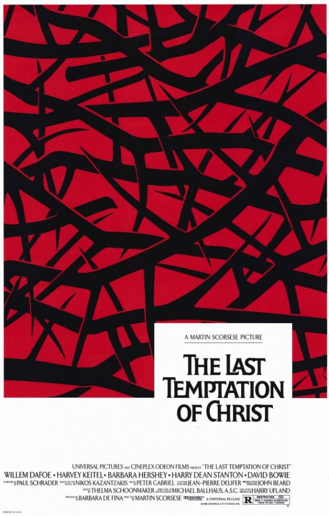 The Last Temptation of Christ Movie Poster - 11x17