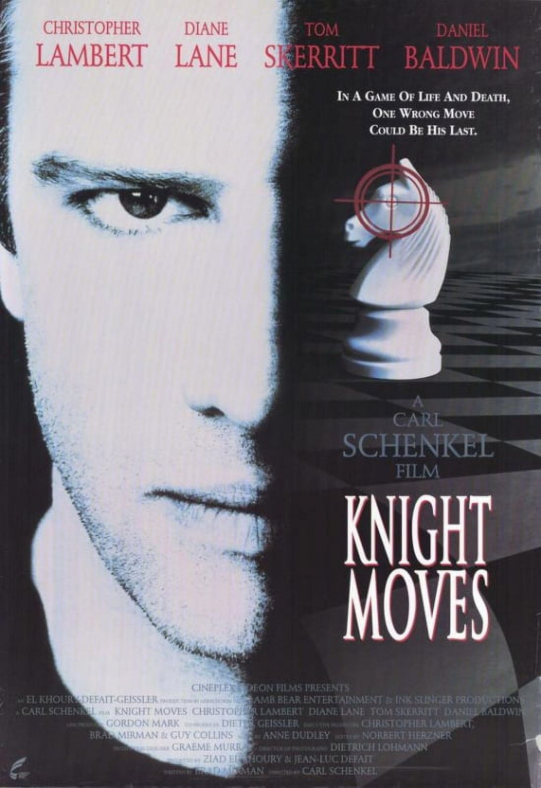 Knight Moves movie poster 11x17 - dramatic film artwork