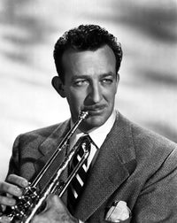 Harry James photo print with trumpet, capturing the essence of jazz music.