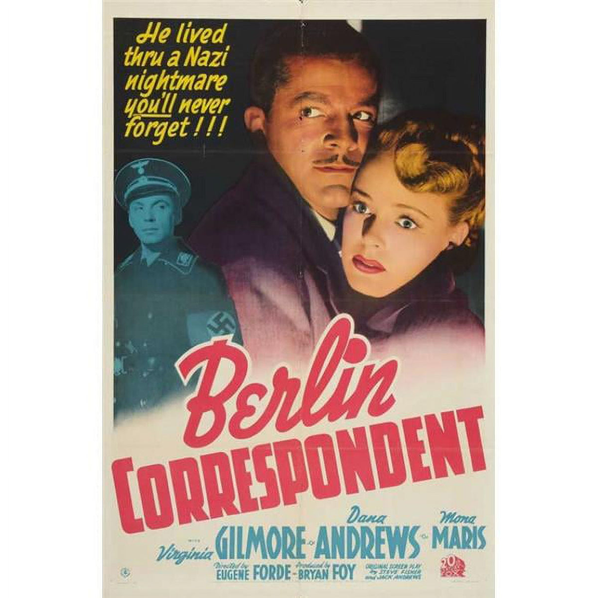 Berlin Correspondent Movie Poster Print in 27x40 size.
