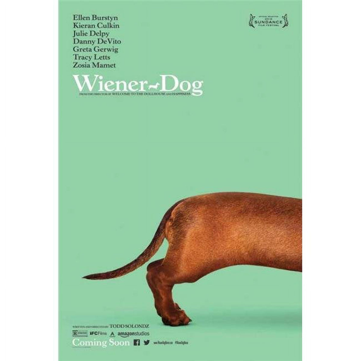 Wiener-Dog Movie Poster 27x40 print featuring vibrant colors and playful design.