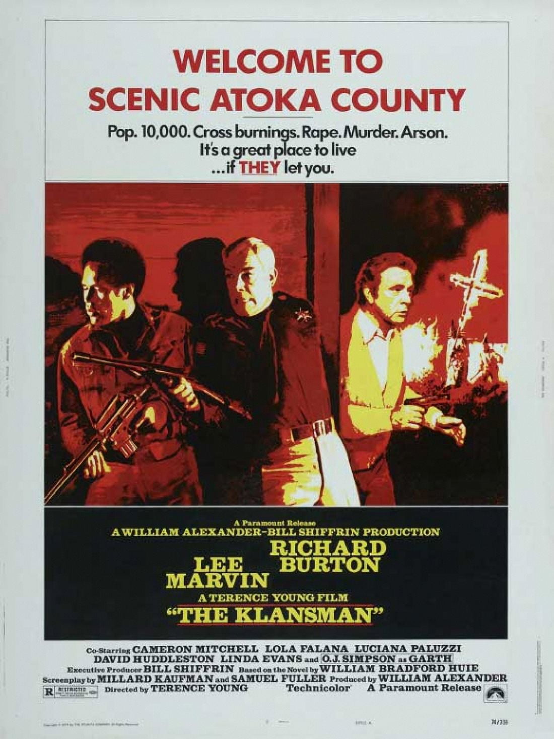 The Klansman movie poster 11x17 print showcasing intense imagery.