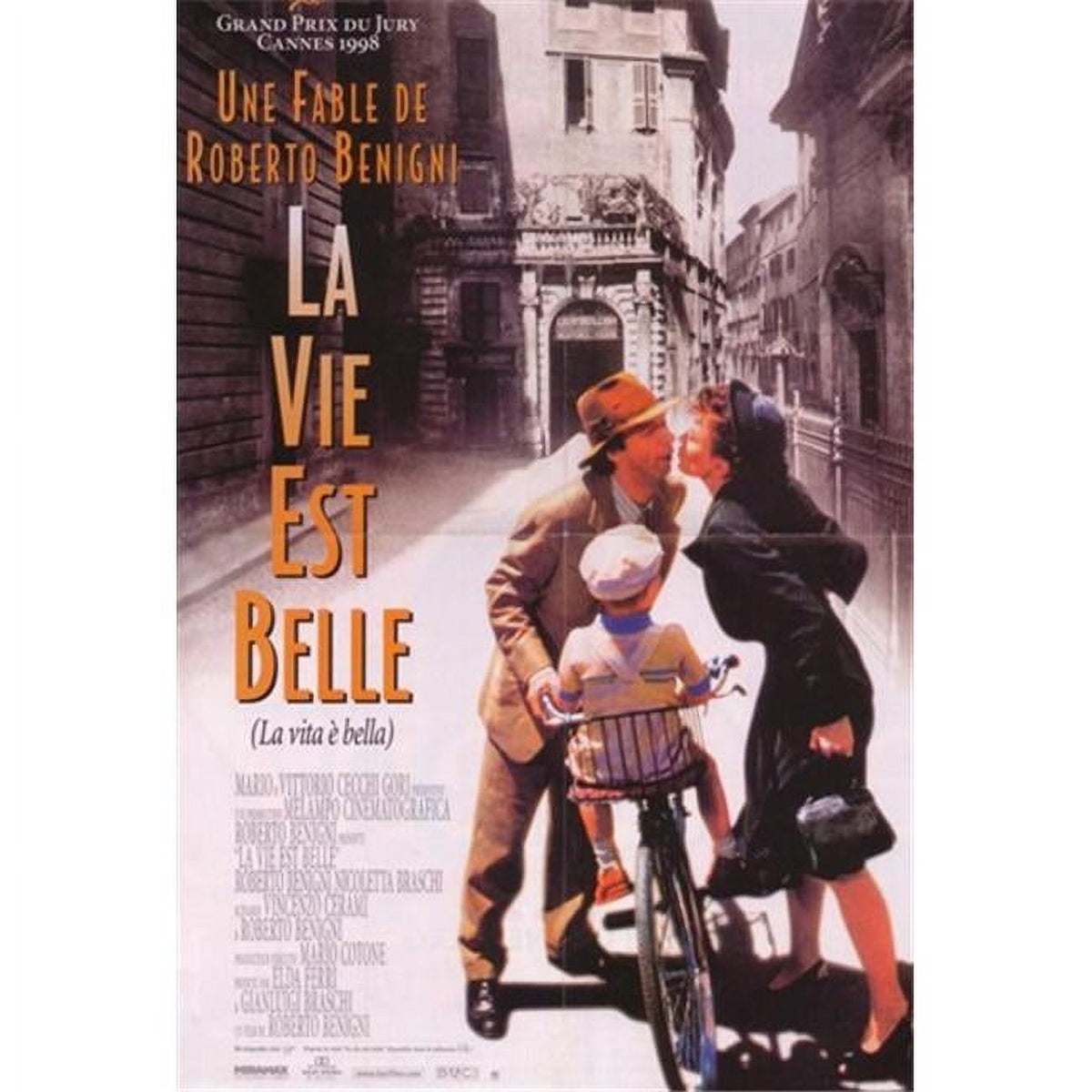 Life is Beautiful movie poster 11x17 print featuring vibrant artwork.