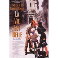 Life is Beautiful movie poster 11x17 print featuring vibrant artwork.