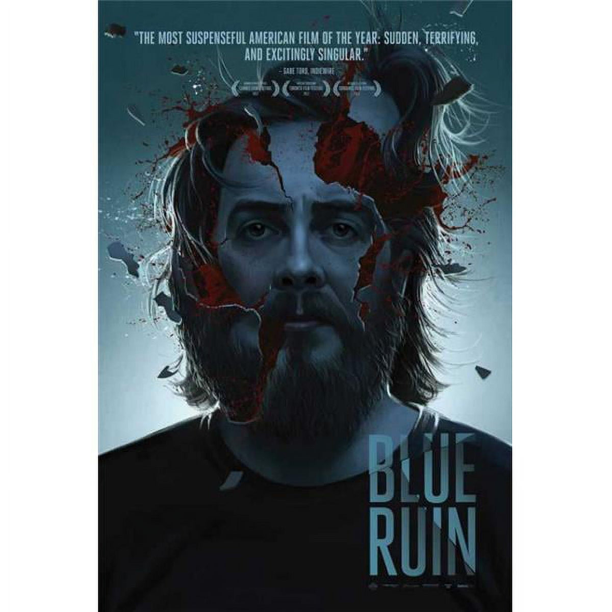 Blue Ruin Movie Poster 11x17 print featuring cinematic imagery.