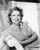 Jeanette MacDonald sitting on a chair photo print