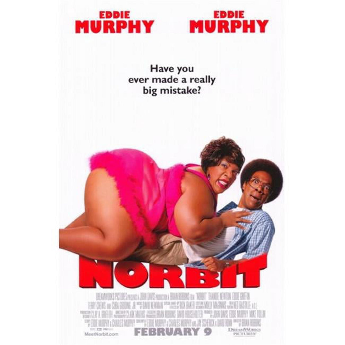 Norbit movie poster 11 x 17 print featuring vibrant colors.
