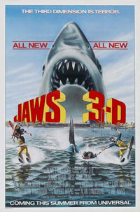 Jaws 3-D Movie Poster Print 11 x 17