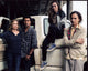 Fear The Walking Dead photo print featuring Kim Dickens, Cliff Curtis, Alycia Debnam-Carey, and Frank Dillane on pickup truck.