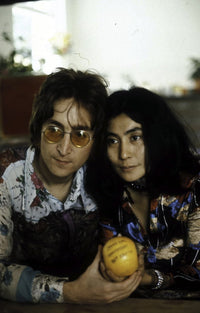 John Lennon and Yoko Ono iconic photo print in various sizes.