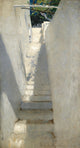 'Staircase in Capri' art print by John Singer Sargent featuring beautiful Italian landscape.