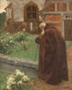 Monk at the Monastery Garden Poster Print by Alexander Bertrand