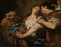 The Temptation of Saint Mary Magdalen poster print by Johann Liss.