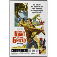 Night of the Grizzly Movie Poster Print in vibrant colors.