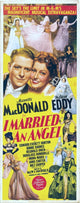 I Married An Angel Movie Poster featuring Jeanette Macdonald and Nelson Eddy