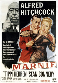 Marnie Movie Poster Masterprint with Sean Connery and Tippi Hedren from 1964