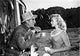 Ride Lonesome movie poster print featuring Randolph Scott and Karen Steele.