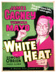 White Heat movie poster print featuring James Cagney, 1949 film.