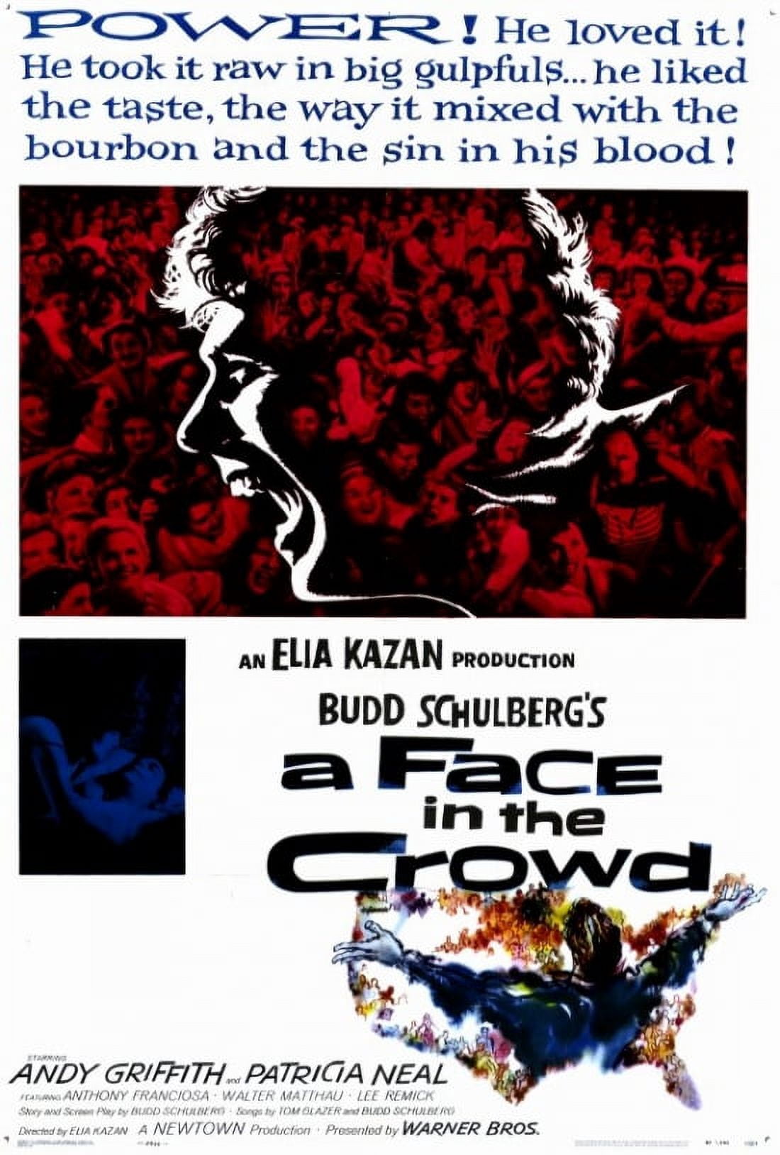 A Face in the Crowd Movie Poster Print - 27x40