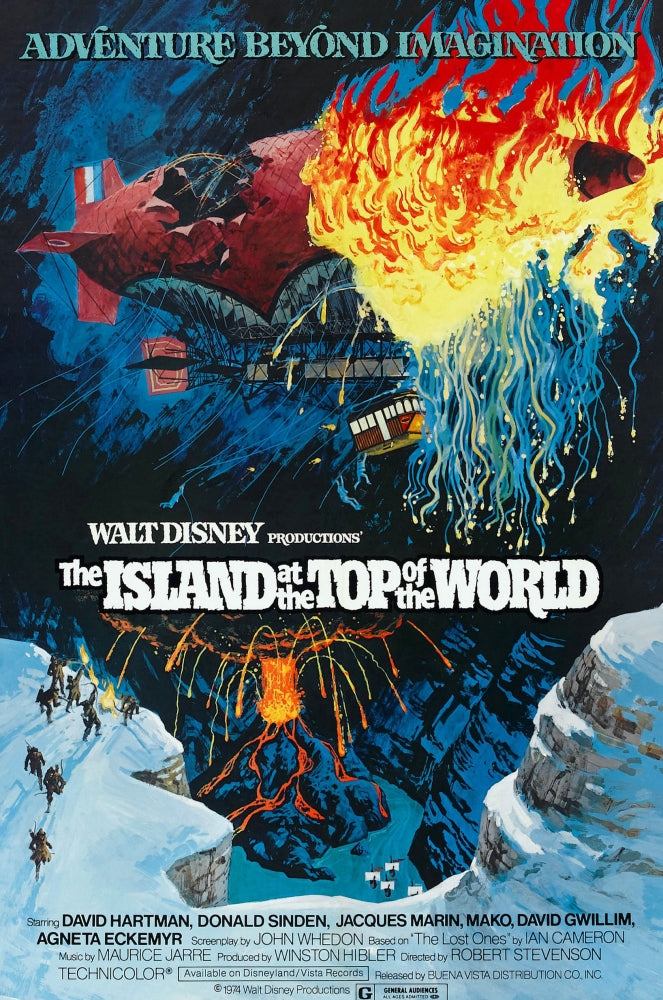 The Island At The Top Of The World 1974 Movie Masterprint Poster