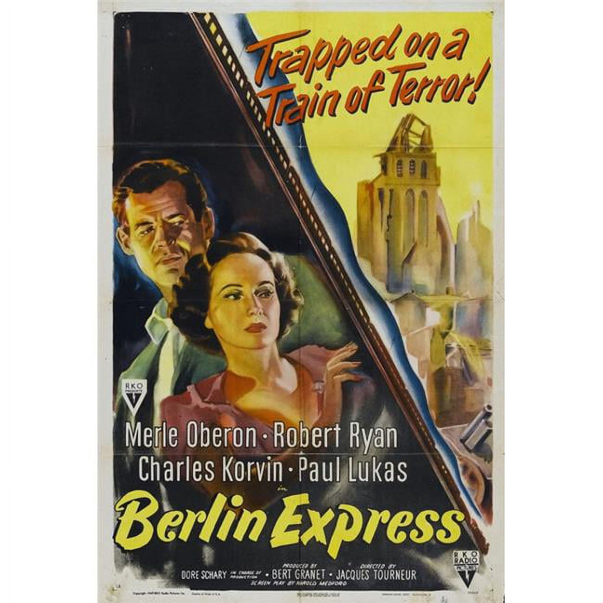 Berlin Express Movie Poster Print - 27x40
