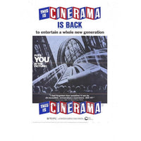 This is Cinerama movie poster print 27x40