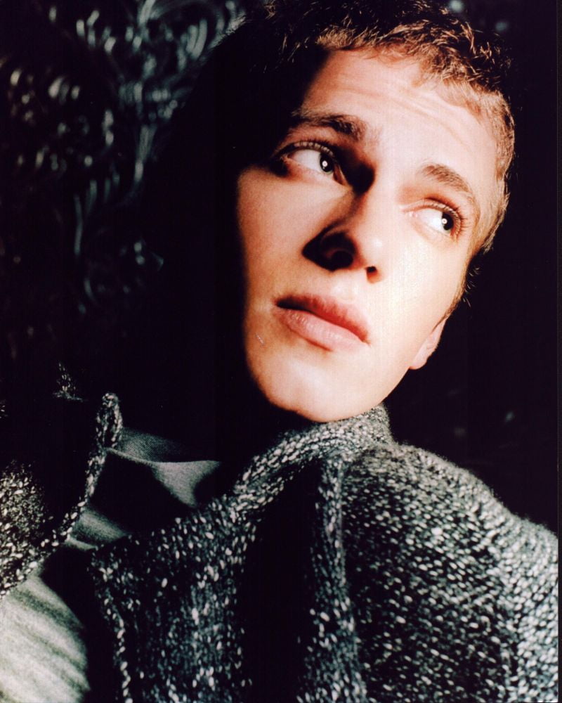 Hayden Christensen headshot photo print in gray sweater