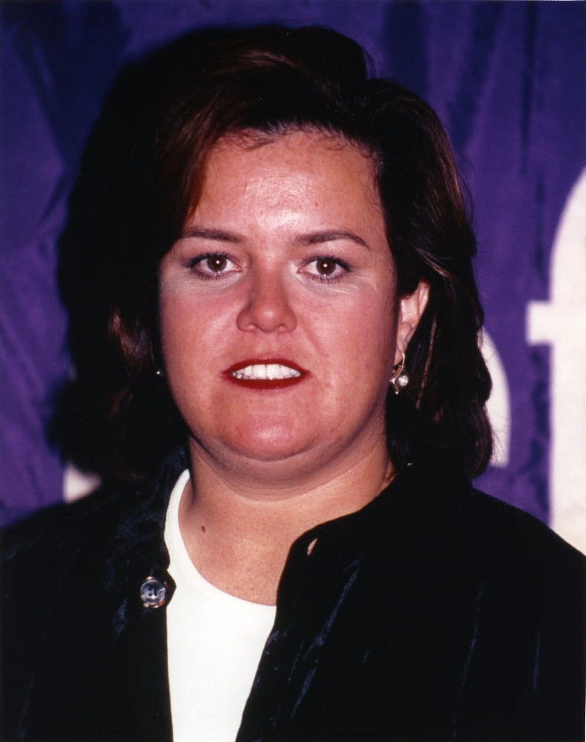 Close-up portrait photo print of Rosie O'Donnell