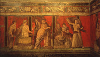 Villa of the Mysteries in Pompeii Poster Print 24x18