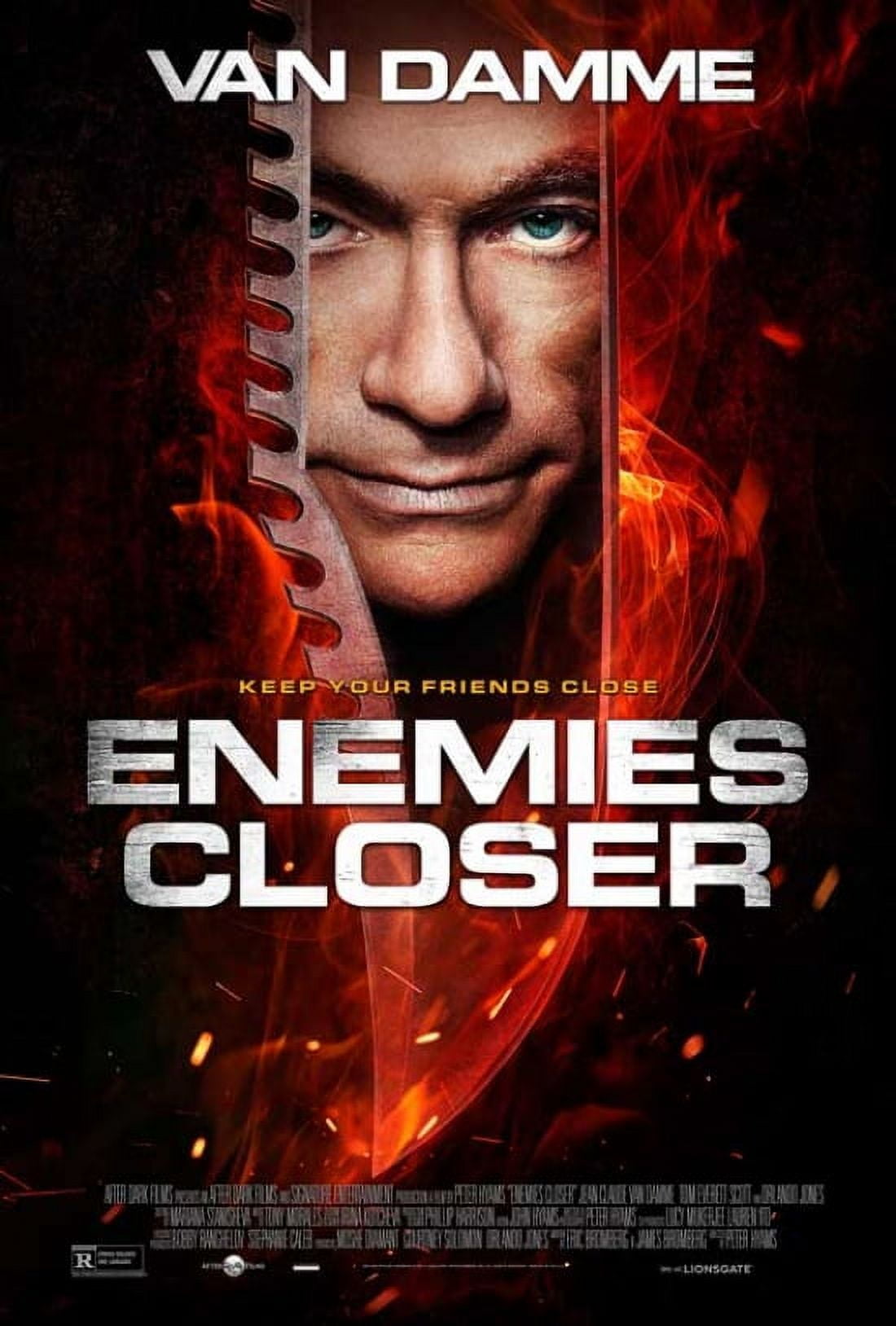 Enemies Closer Movie Poster 11x17 print showcasing thrilling design
