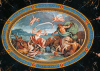 The Marriage of Poseidon and Amphitrite Poster Print showcasing mythological art.