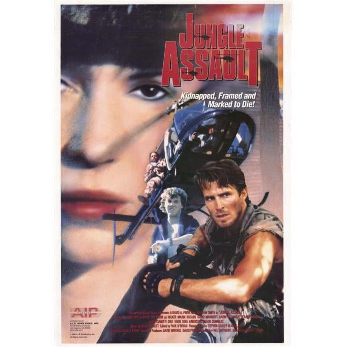 Jungle Assault Movie Poster Print showcasing action and adventure, 27x40 inches.