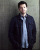 Misha Collins in cargo jacket photo print, stylish and charismatic.