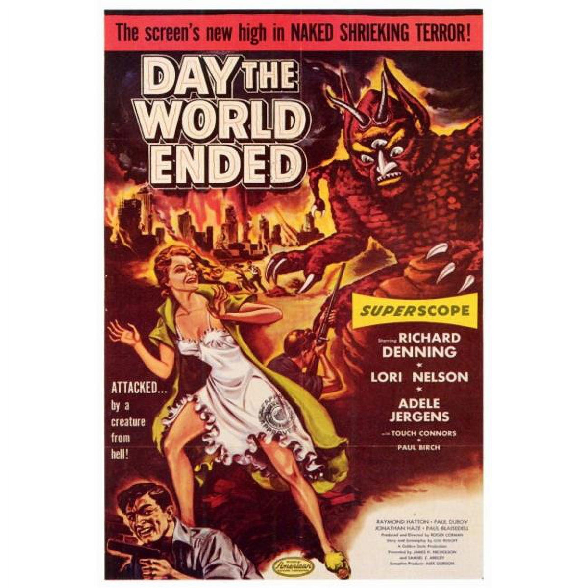 Day the World Ended movie poster print 27x40 size.