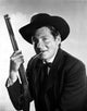 Gene Barry photo print with rifle and cigar in 8x10 size.