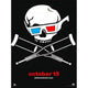 Jackass 3-D Movie Poster 11x17 print featuring bold colors and humor.