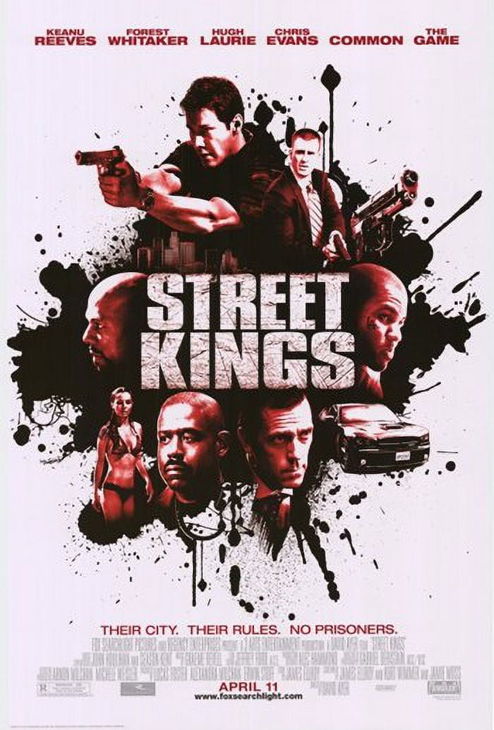 Street Kings Movie Poster 11x17 print capturing the film's intense drama.