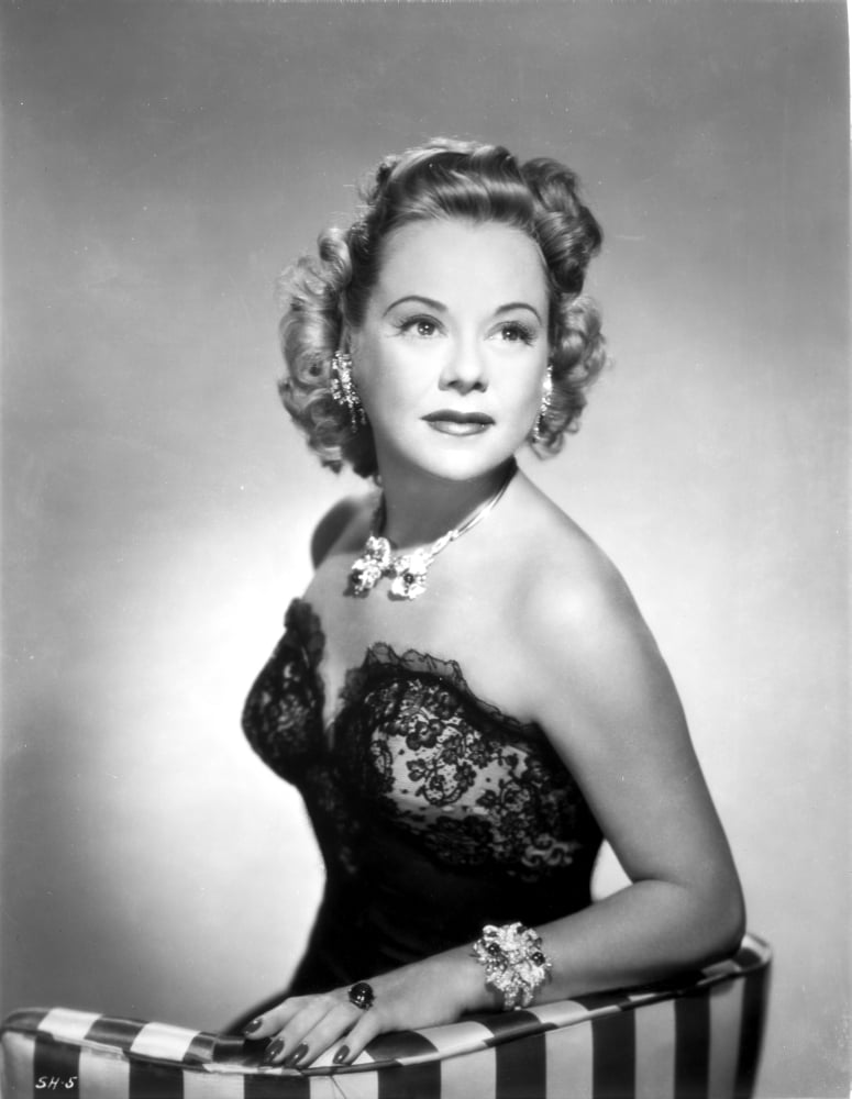 Portrait photo print of Sonia Henie, the iconic figure skater