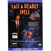 'Cast a Deadly Spell' movie poster print, 27 x 40 inches