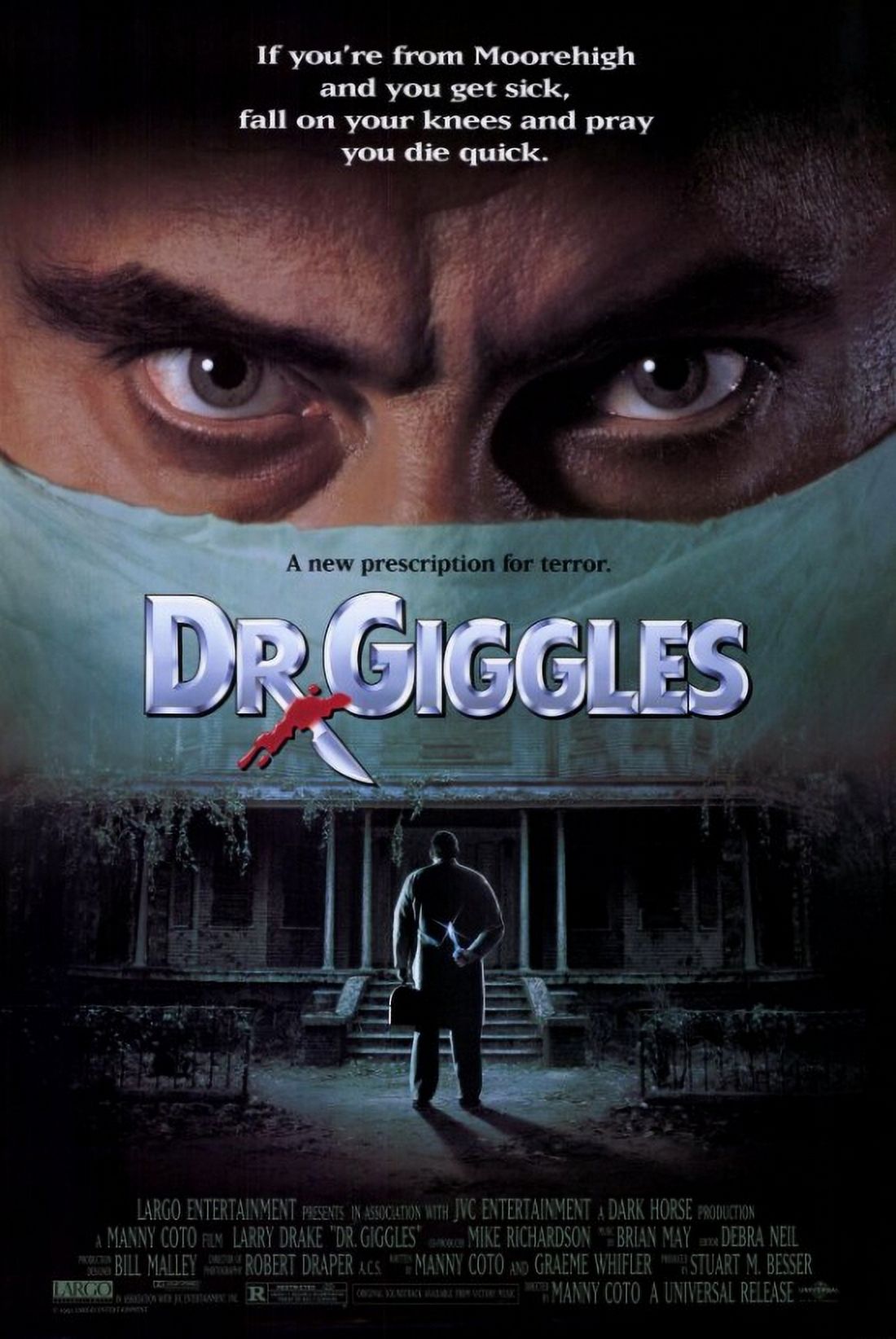 Dr. Giggles Movie Poster 11x17 Print - Horror Film Art