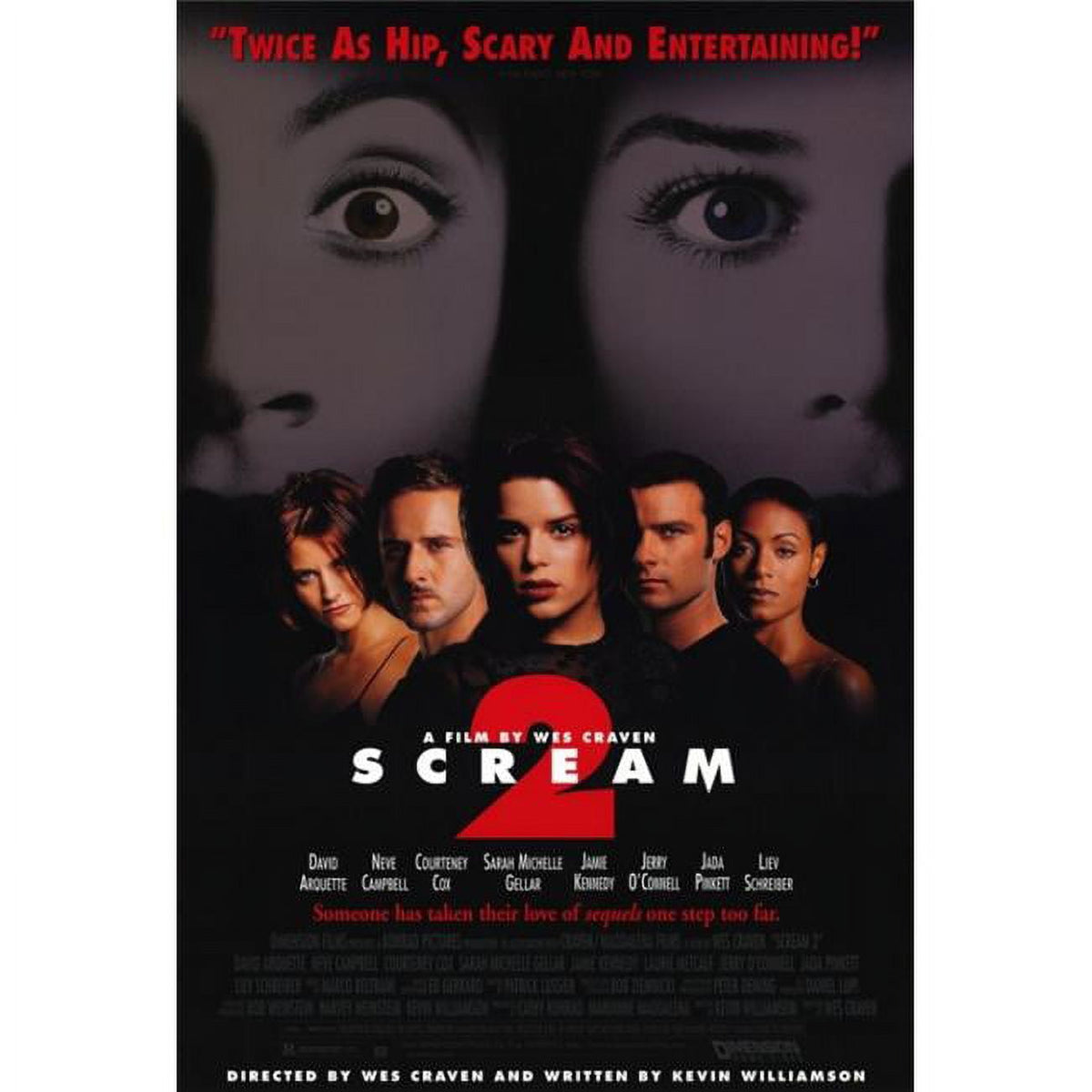 Scream 2 Movie Poster Print in 27x40 size - horror movie decor