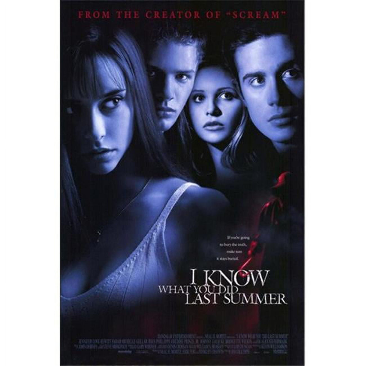 I Know What You Did Last Summer movie poster in 11x17 size.