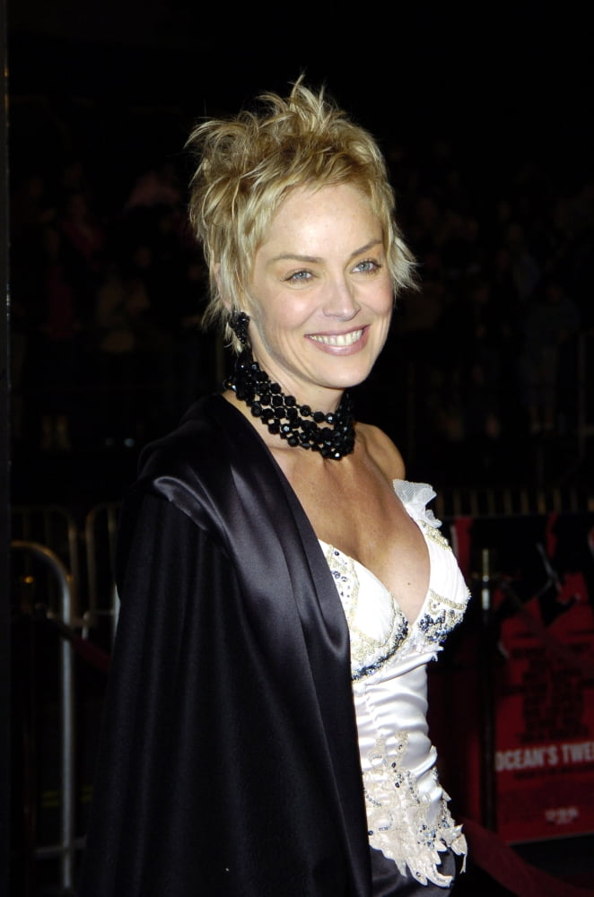 Sharon Stone at Ocean's Twelve Premiere Photo Print