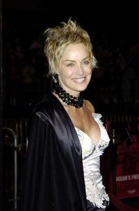 Sharon Stone at Ocean's Twelve Premiere Photo Print